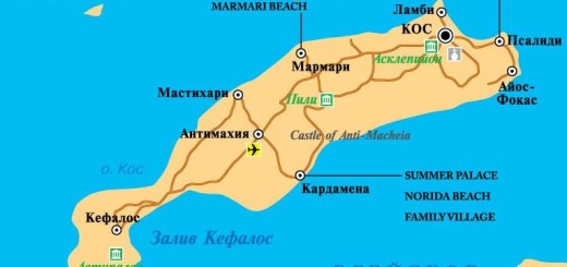 Кos map