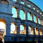 Римский Амфитеатр в городе Пула